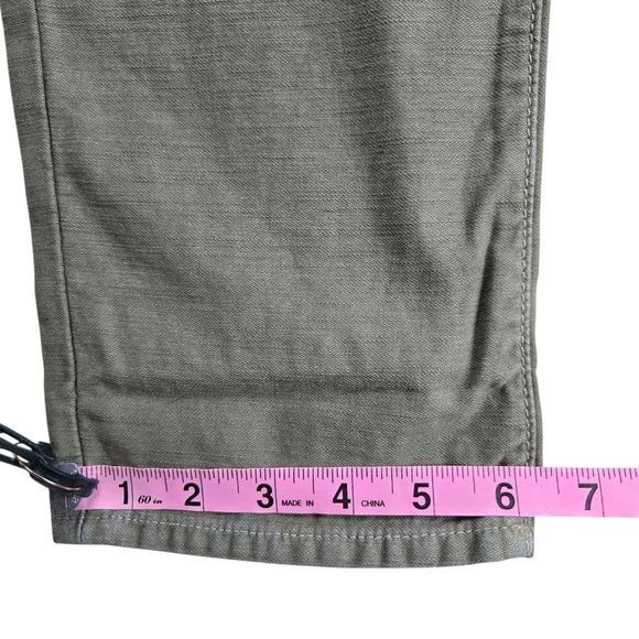 Frame Washed Military Green Le Garçon Mid-Rise Classic Boyfriend Jean Women‎ 28 - Picture 14 of 14